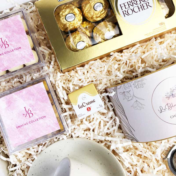 Kit Chá com Chocolate e Snacks Finos | LeBlank