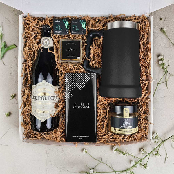 Kit Presente Cerveja Leopoldina e Chocolate