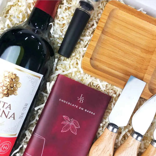 Kit Gourmet com Chocolate Personalizado | LeBlank