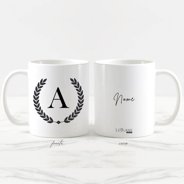 Caneca de Ceramica Live Branca 325mL - Personalizada