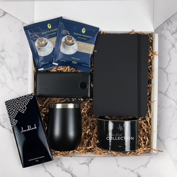Kit Presente Office com Carregador Portatil para Corporativo | Corporativo
