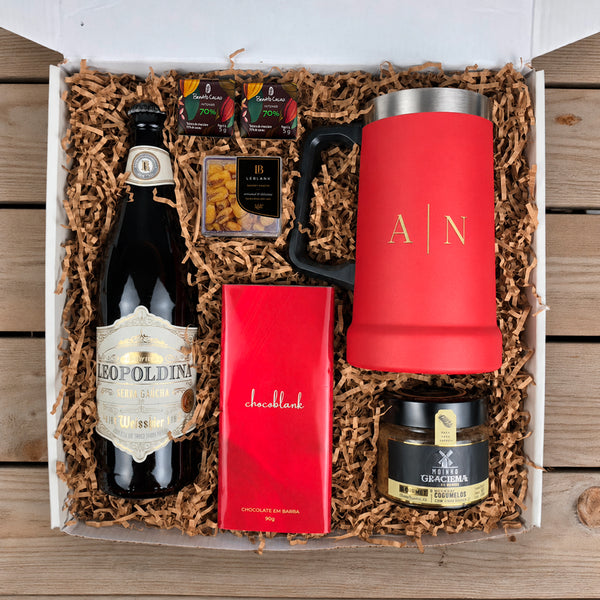 Kit Presente com Caneca Térmica Personalizada