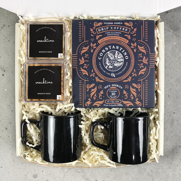Kit Presente Café Drip Coffee em Sache para Dia dos Namorados | Unissex