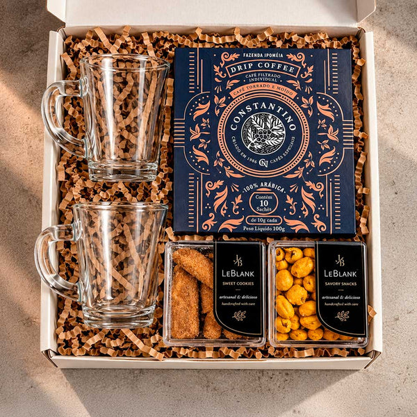 Kit Presente Café Drip Coffee em Sachê
