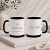Kit Presente Profissão com Itens Personalizados - modelo Psicólogo com nome e iniciais personalizados