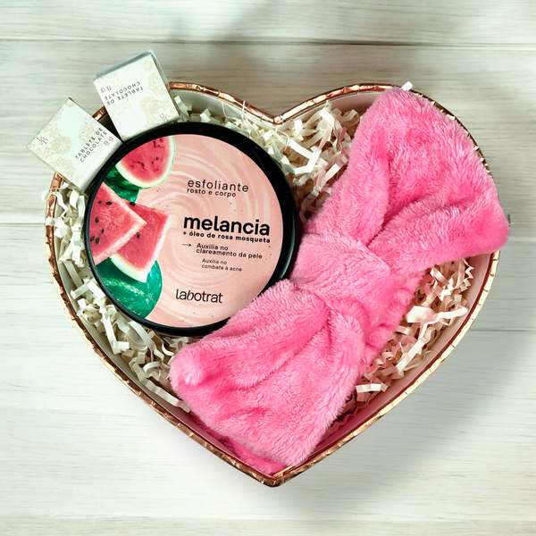 Presente Dia das Mães Kit Feminino Esfoliante com Chocolate