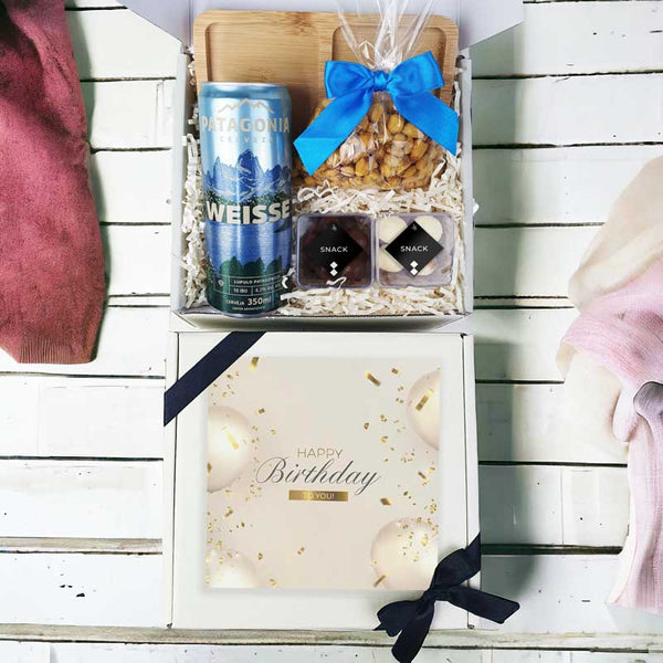 Presente Dia das Mães Kit Cerveja com Petisqueira