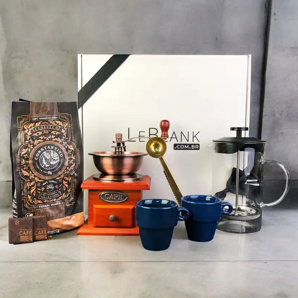Kit Café com Moedor Vintage e Itens Premium | LeBlank