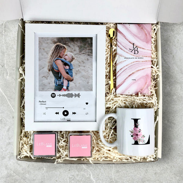 Kit Caneca Personalizada com Quadro Spotify | LeBlank