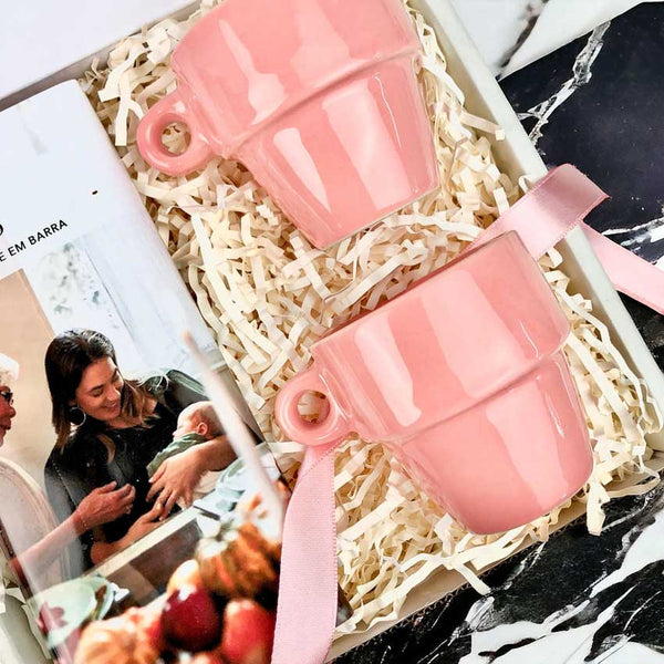 Presente Dia das Mães Kit Xicaras e Chocolate