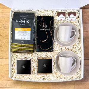 Presente Kit Cafe Baggio e Xicara com Pires Premium