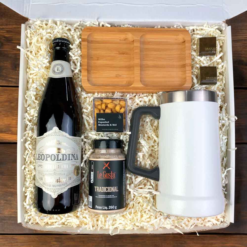 Presente Kit Cerveja e Copo de Chopp Termico