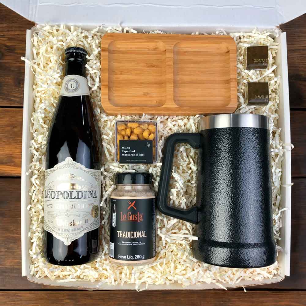 Presente Kit Cerveja e Copo de Chopp Termico