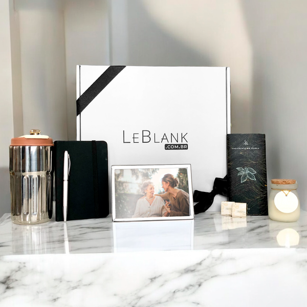 Kit Garrafa Inox com Porta-Retrato e Vela | LeBlank