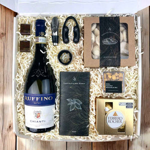 Presente Kit Vinho Ruffino e Chocolates