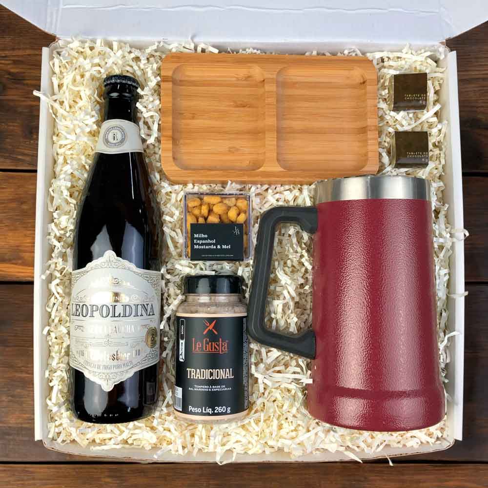 Presente Kit Cerveja e Copo de Chopp Termico