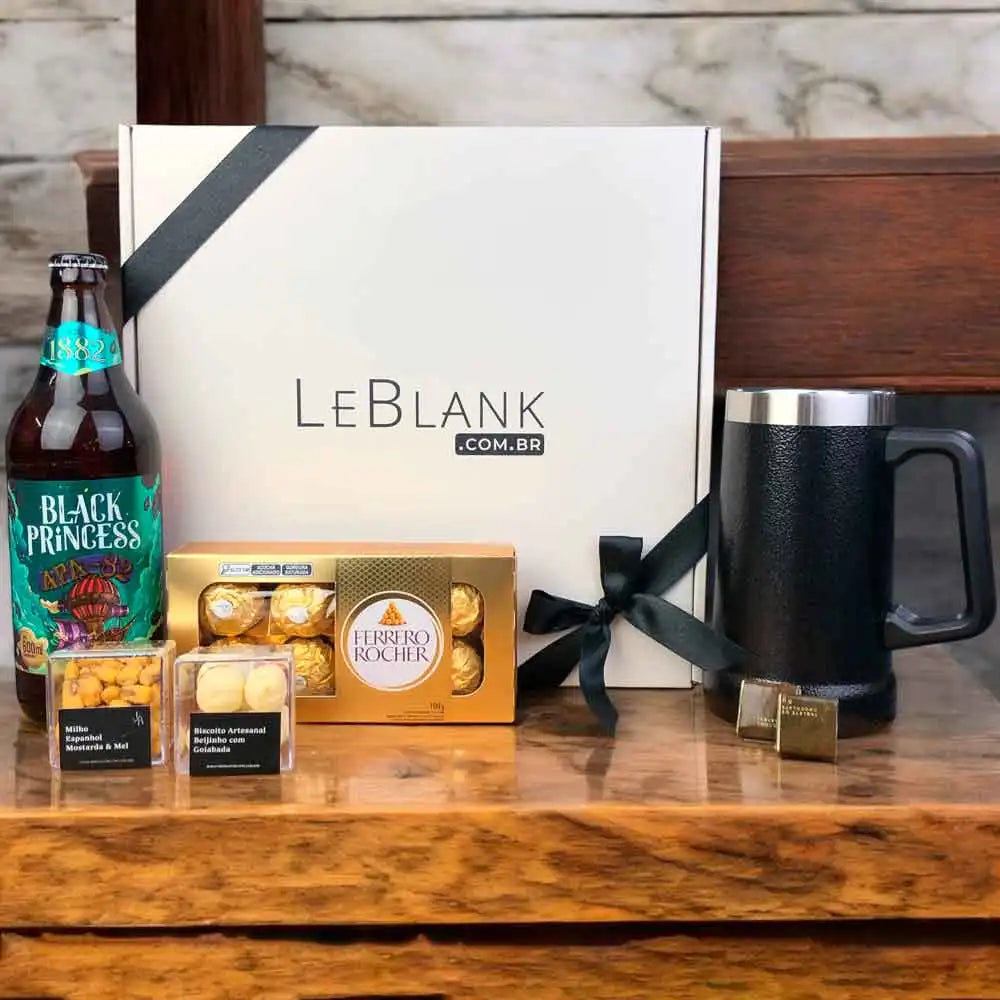 Presente Dia das Mães Kit Cerveja Black Princess com Caneca Termica