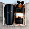 Kit Presente Boas-Vindas com Snacks e Copo Térmico de Bambu