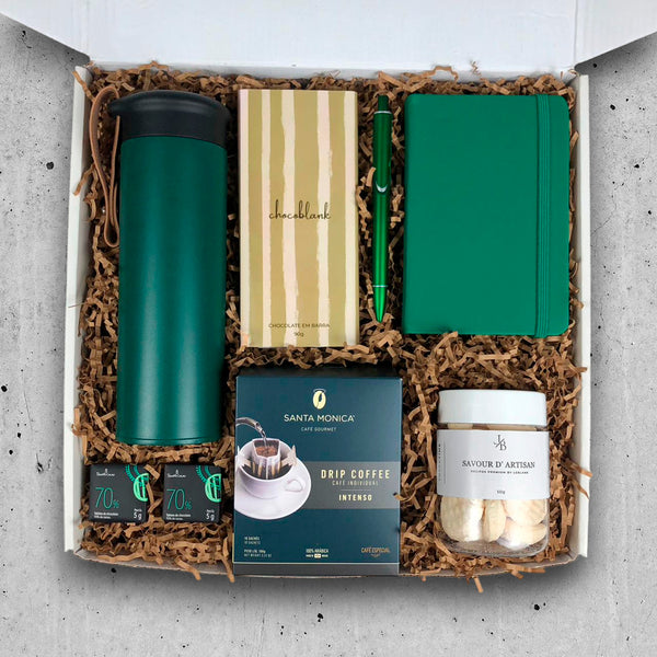 Kit Presente Drip Coffee com Garrafa Termica Courino