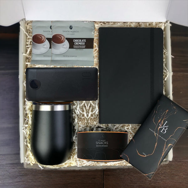 Kit Black Office com Carregador Portatil | LeBlank