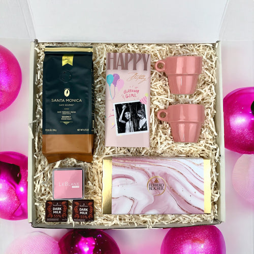 Presente Dia das Mães Kit Feliz Aniversario Amo Cafe
