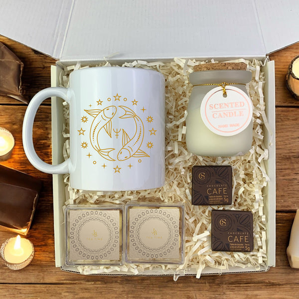 Presente Kit Vela com Caneca Personalizada Signos