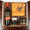 Kit Presente Dia dos Pais com Vinho e Tábua Personalizada - tábua com arte de Dia dos Pais e composição completa