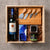 Kit Presente Wood Vinho Tinto Merlot e Facas de Queijo