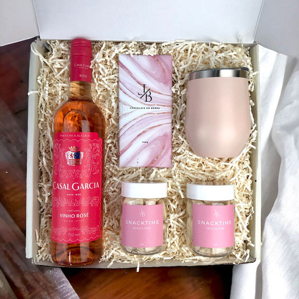 Presente Dia das Mães Kit Casal Garcia e Copo Termico