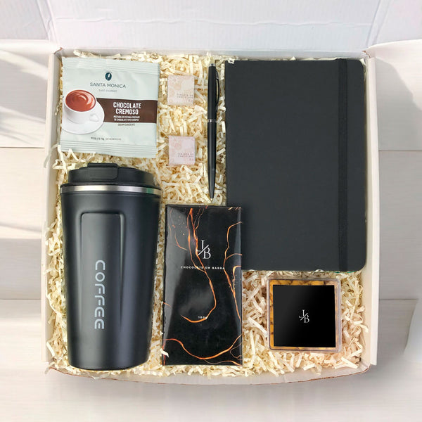 Kit Office Branco com Chocolate Quente | LeBlank