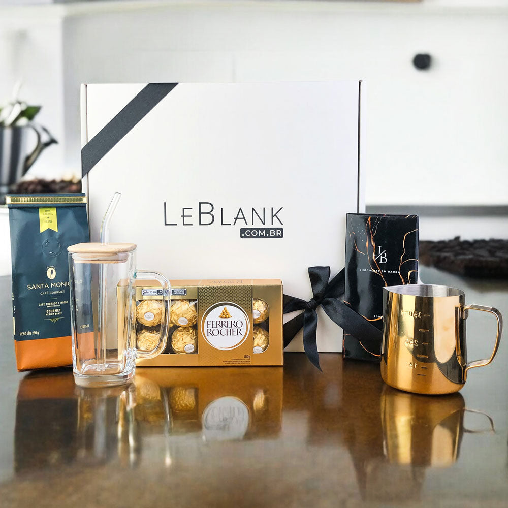 Presente Dia das Mães Kit Cafe e Chocolate Gold