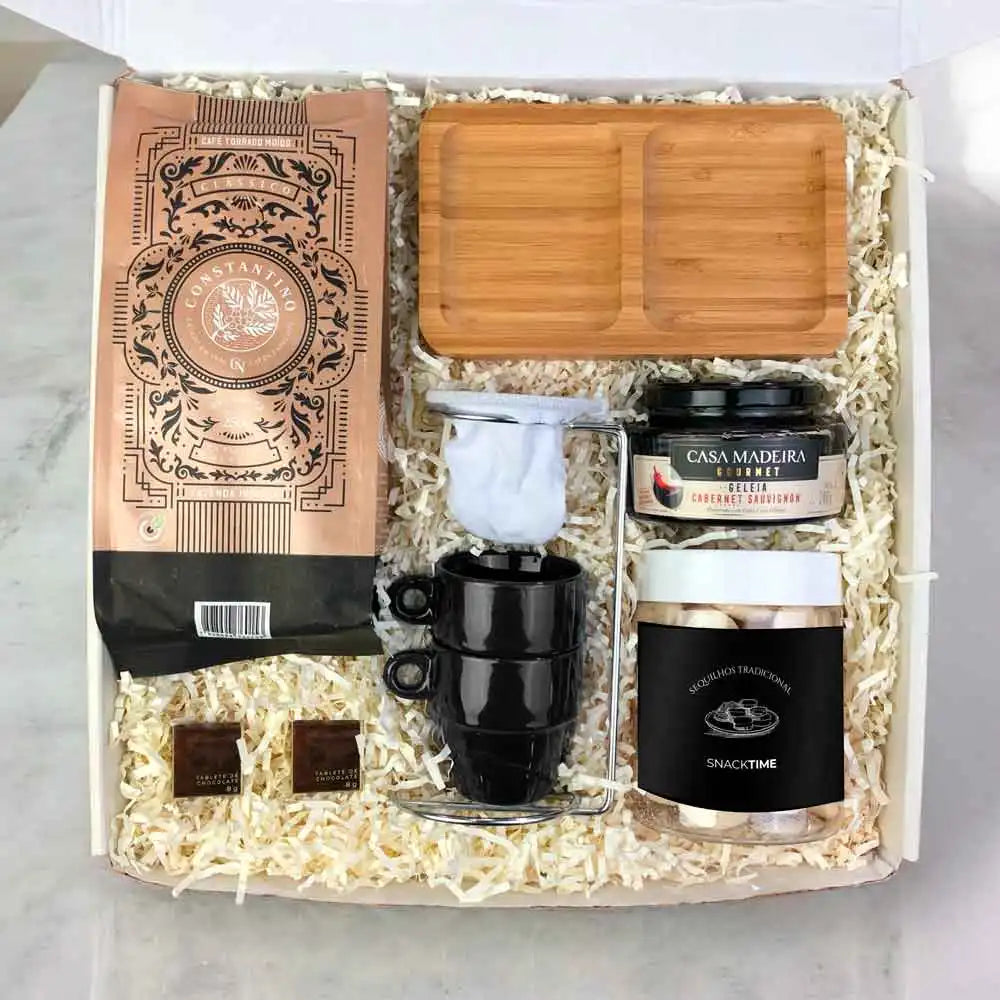 Presente Dia das Mães Kit Cafe com Coador Individual