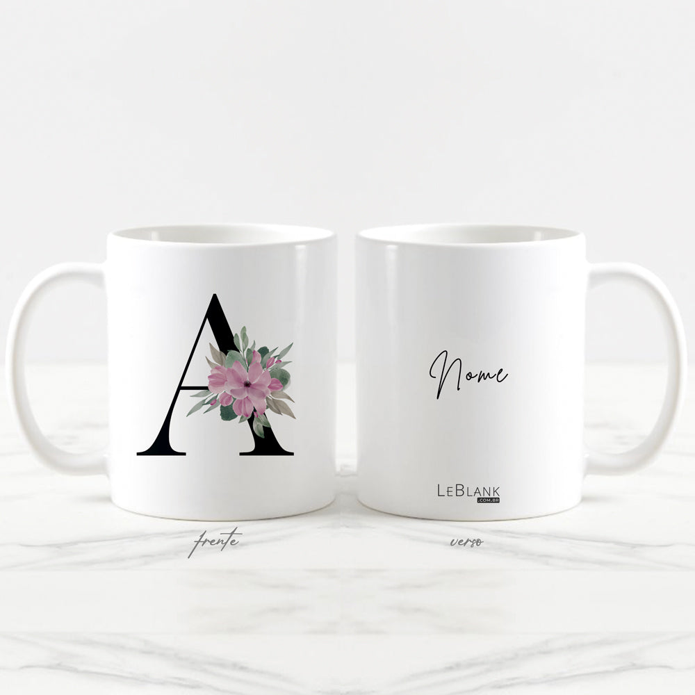 aneca de cerâmica branca 325ml personalizada