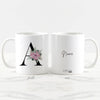 aneca de cerâmica branca 325ml personalizada