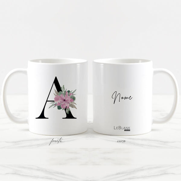 aneca de cerâmica branca 325ml personalizada
