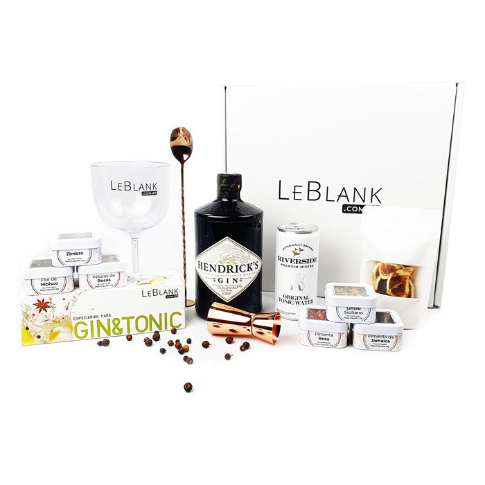 Presente Kit Gin Hendricks Rose Gold