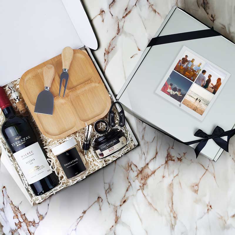 Presente Dia das Mães Kit Gourmet com Vinho Terrazas Reserva
