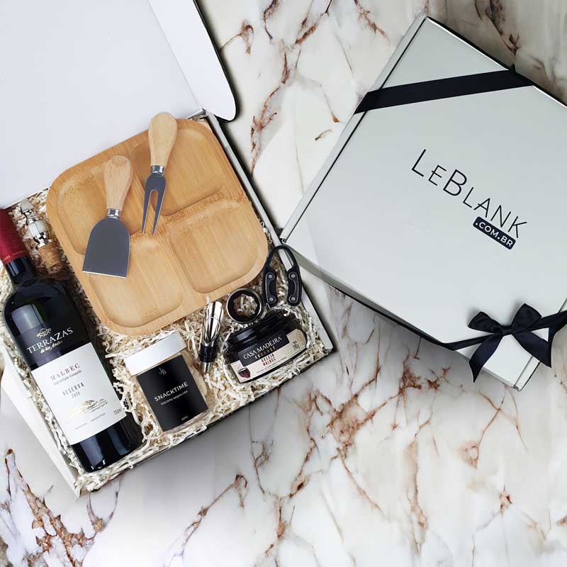 Presente Dia das Mães Kit Gourmet com Vinho Terrazas Reserva