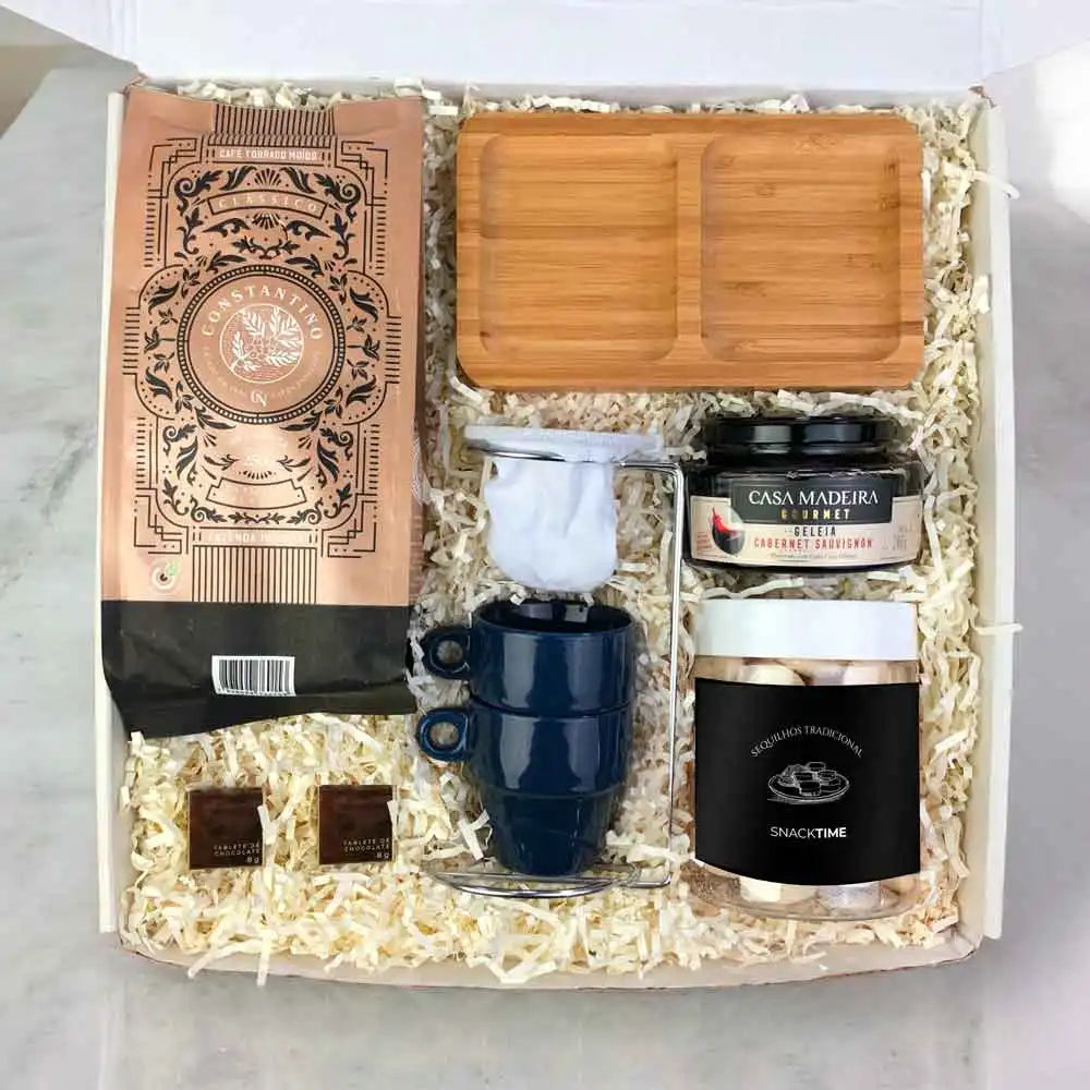 Presente Dia das Mães Kit Cafe com Coador Individual