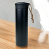 Garrafa Termica de Inox com Cordao Courino 450mL - Personalizado
