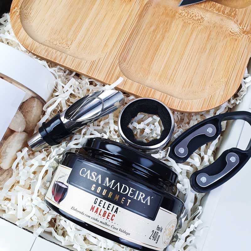 Presente Dia das Mães Kit Gourmet com Vinho Terrazas Reserva