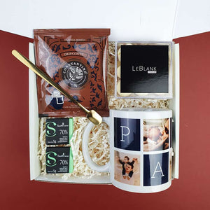 Presente Kit Cafe com Snack e Caneca Personalizada