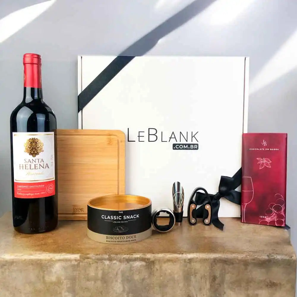 Presente Dia das Mães Kit Vinho Santa Helena Gourmet