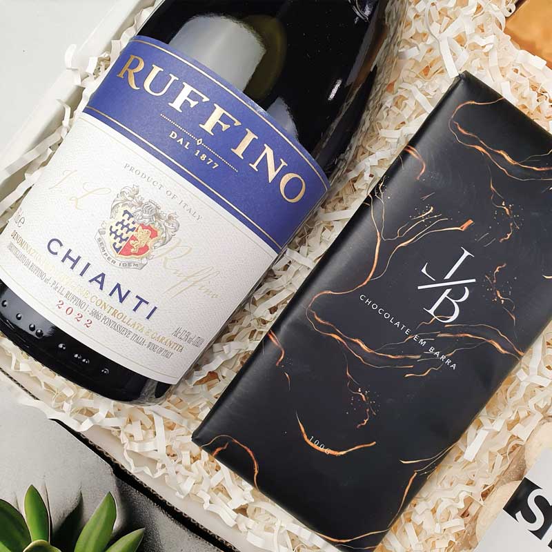 Presente Kit Vinho Ruffino Chianti DOCG 750ml