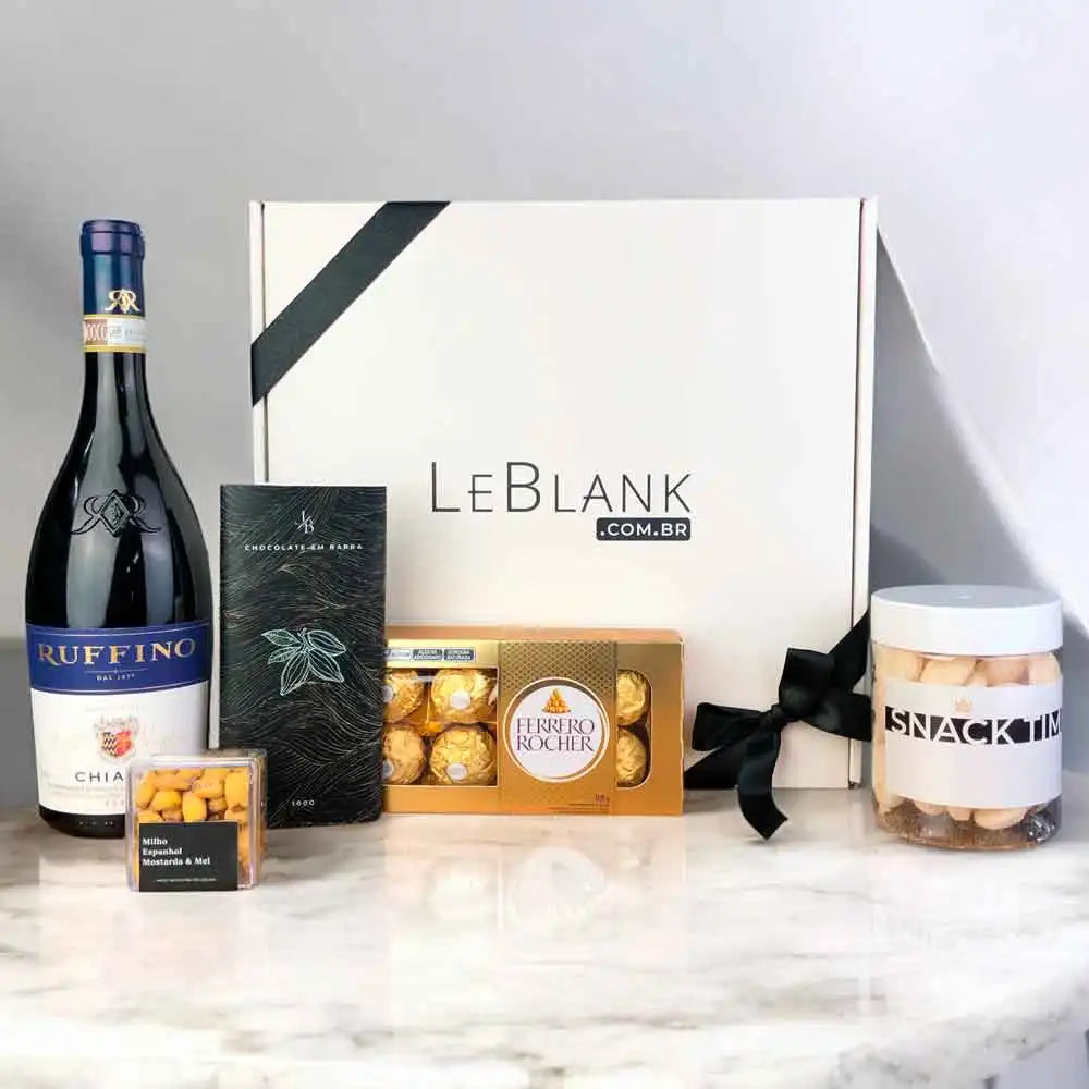 Presente Dia das Mães Kit Vinho Ruffino e Chocolate