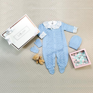 Presente Kit Presente Maternidade Menina Azul Claro